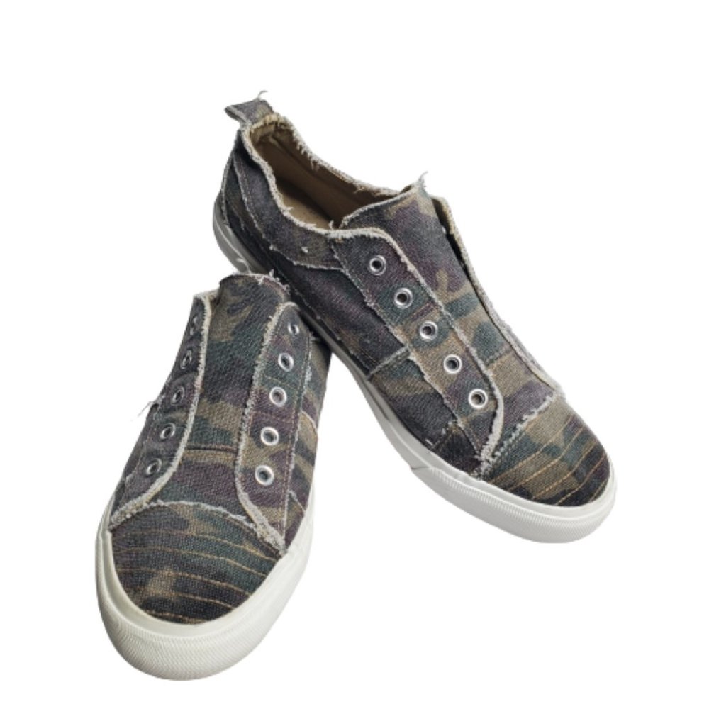 Corkys Womens Babalu Camouflage Slip On Sneakers. Size 10 - Picture 9 of 9